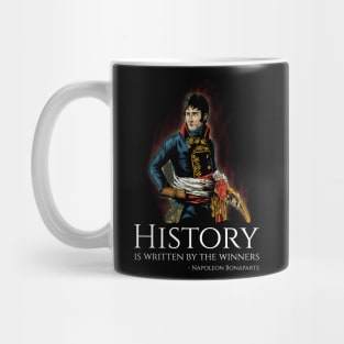 French Emperor Napoleon Bonaparte Quote On History Mug